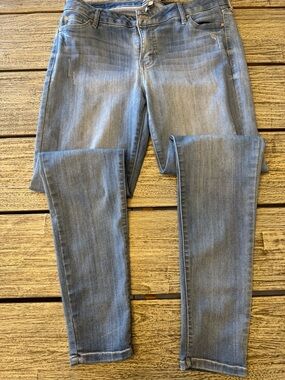 Women’s Celebrity Pink very stretchy Light Blue Jeans,Curvy Skinny fit, Sz 11/30
